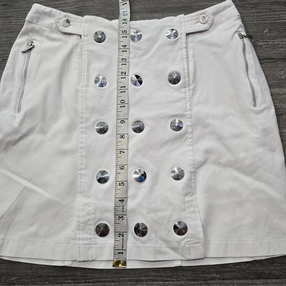 Jamie Sadock White Stud Embellished Mini Golf Skort - Picture 7 of 8
